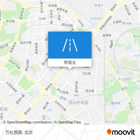 万红西路地图