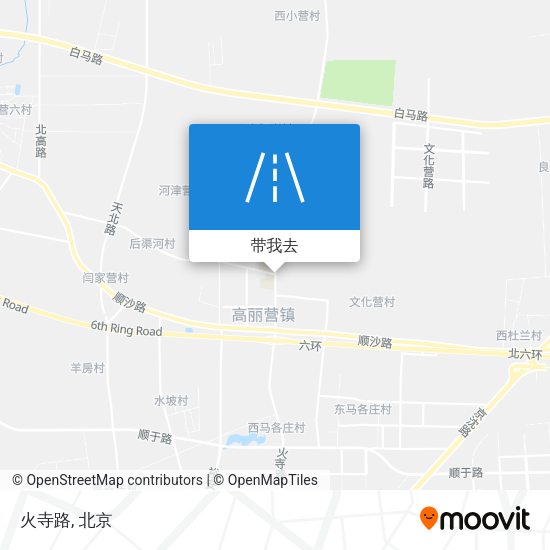火寺路地图