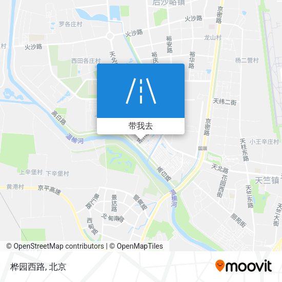 桦园西路地图