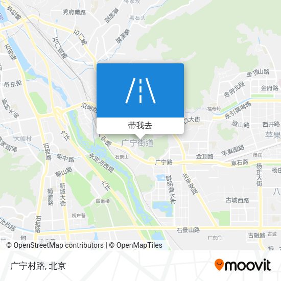 广宁村路地图