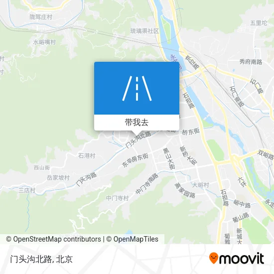 门头沟北路地图