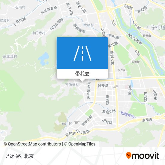 冯雅路地图