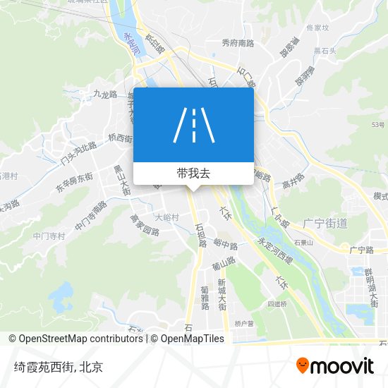 绮霞苑西街地图