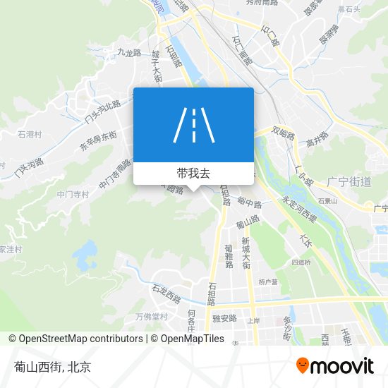葡山西街地图