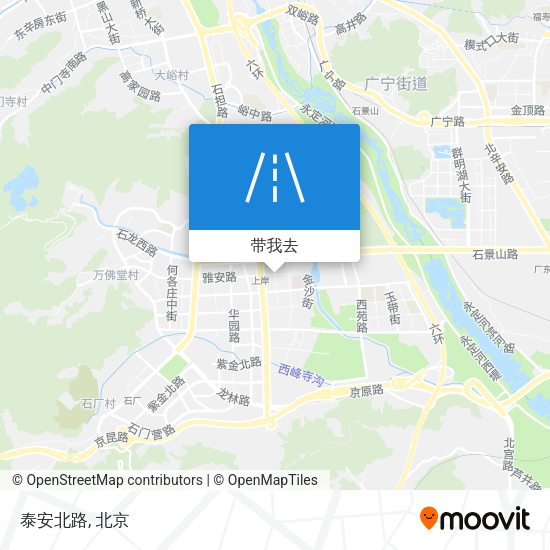 泰安北路地图
