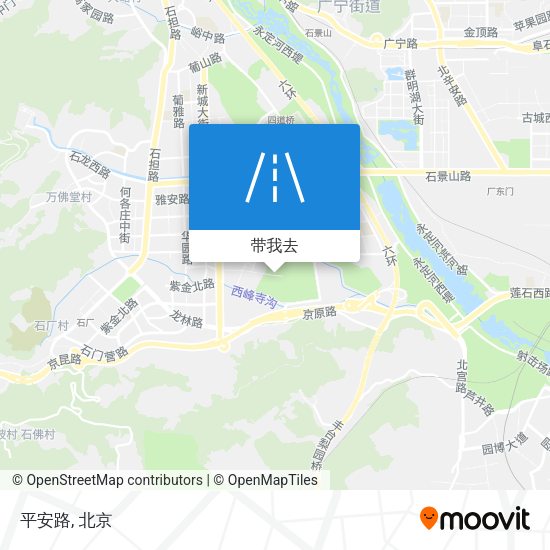 平安路地图