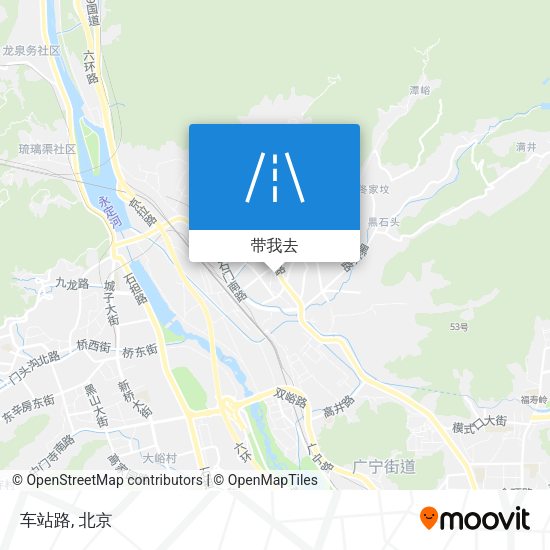 车站路地图