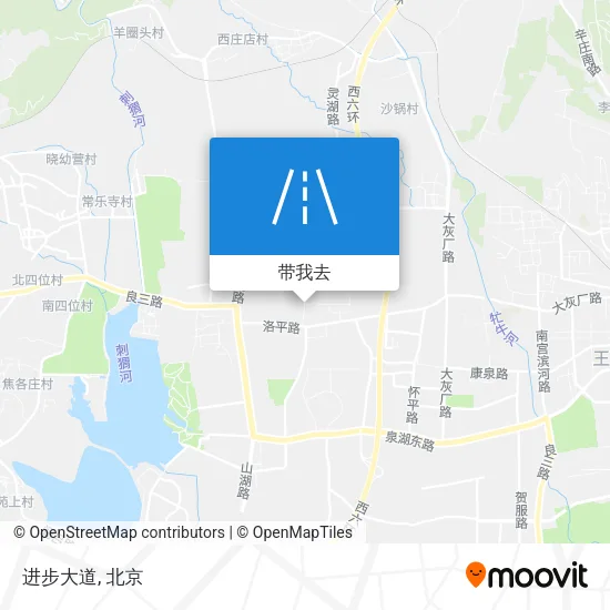 进步大道地图