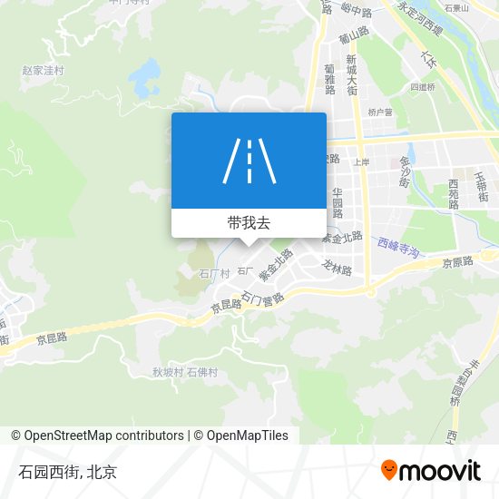 石园西街地图