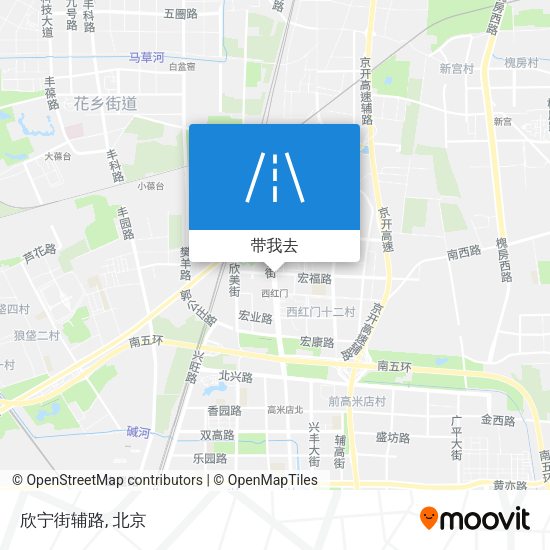 欣宁街辅路地图