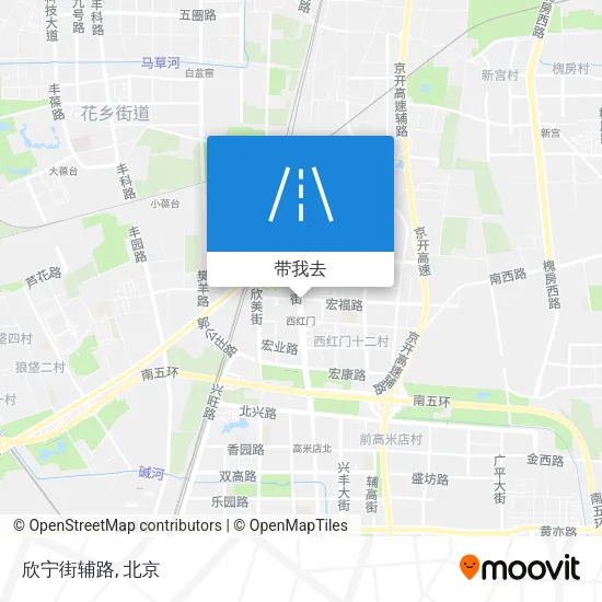欣宁街辅路地图