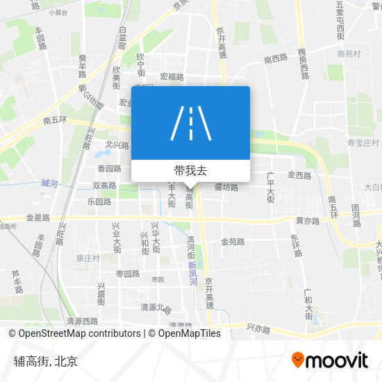 辅高街地图
