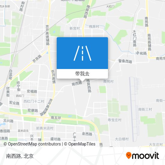 南西路地图