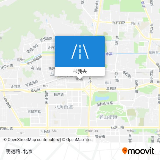 明德路地图