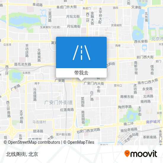 北线阁街地图