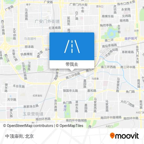中顶庙街地图