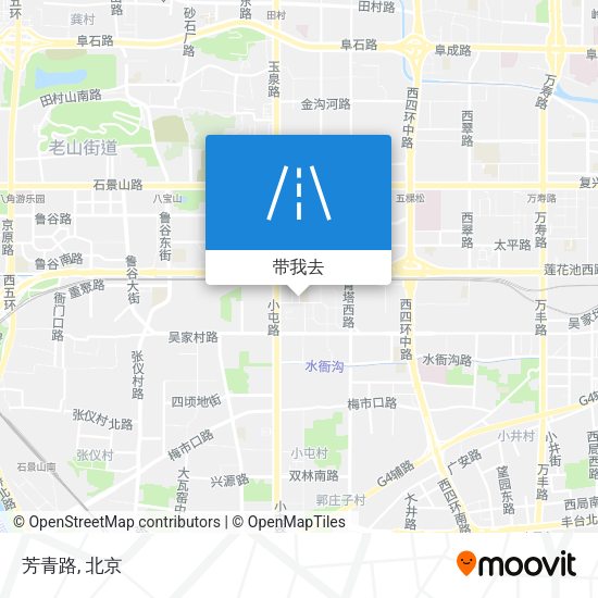 芳青路地图