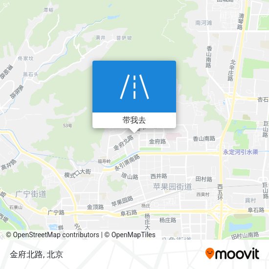 金府北路地图