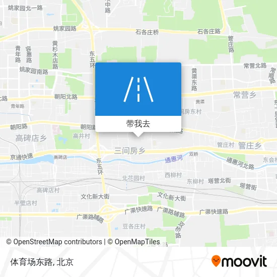 体育场东路地图