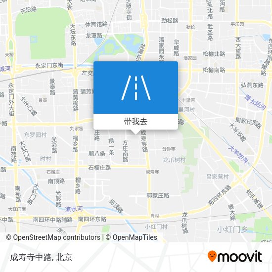 成寿寺中路地图