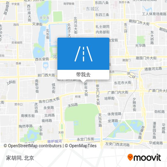 家胡同地图