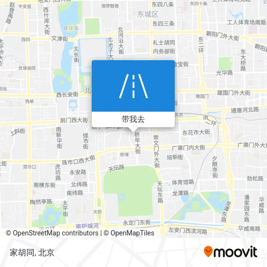 家胡同地图