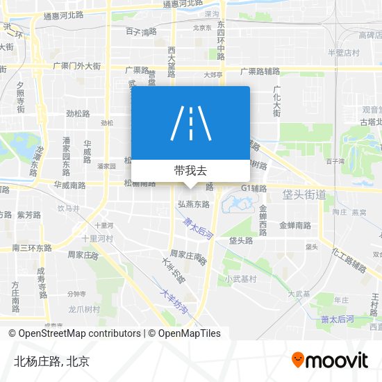 北杨庄路地图