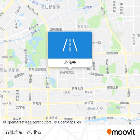 石佛营东二路地图