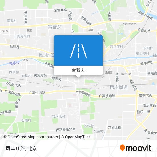司辛庄路地图