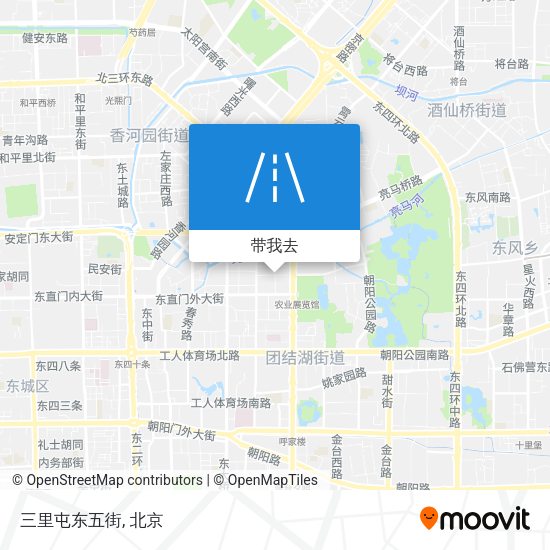 三里屯东五街地图
