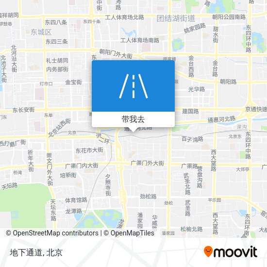 地下通道地图