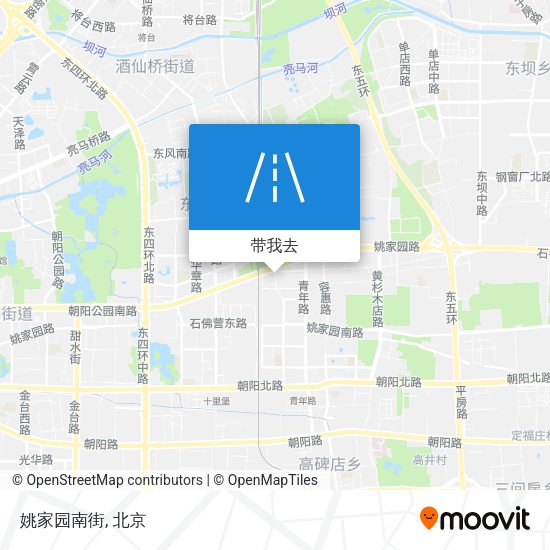 姚家园南街地图