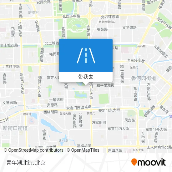 青年湖北街地图