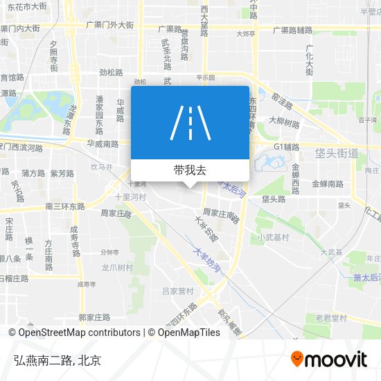 弘燕南二路地图