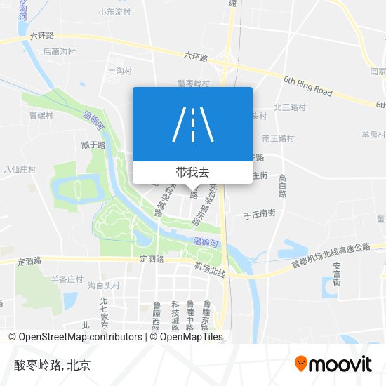 酸枣岭路地图