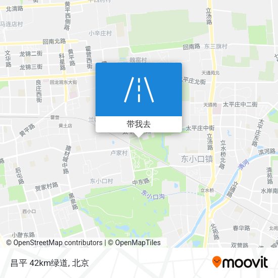 昌平 42km绿道地图