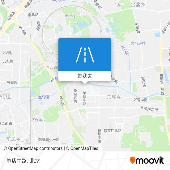 单店中路地图