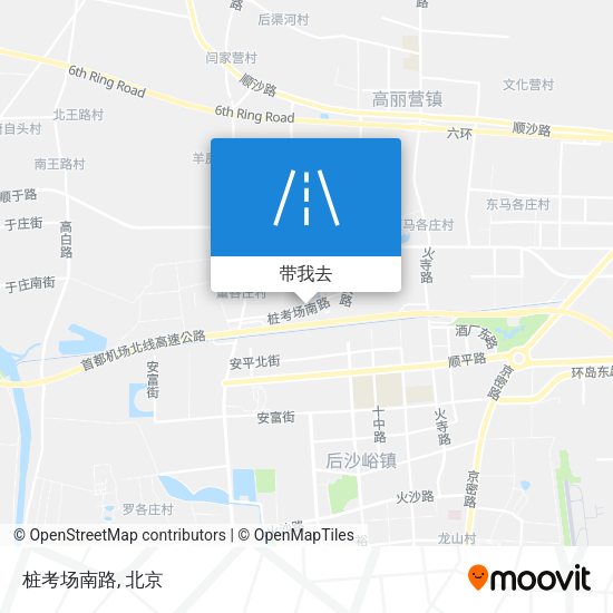 桩考场南路地图