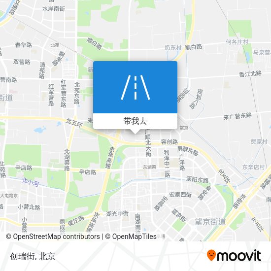 创瑞街地图