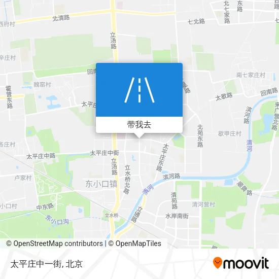 太平庄中一街地图