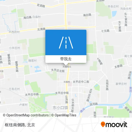 枢纽南侧路地图