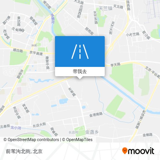 前苇沟北街地图