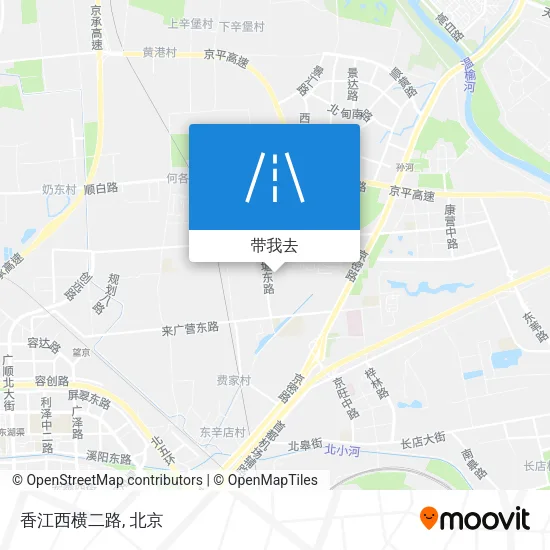 香江西横二路地图
