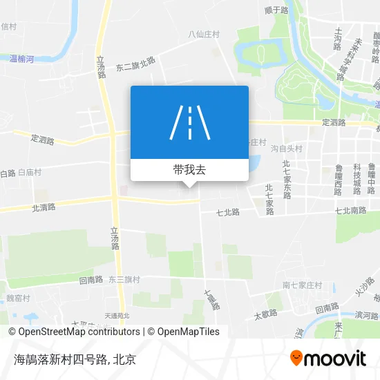 海鶄落新村四号路地图