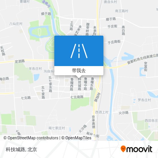 科技城路地图