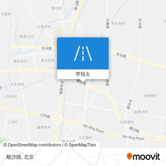 顺沙路地图
