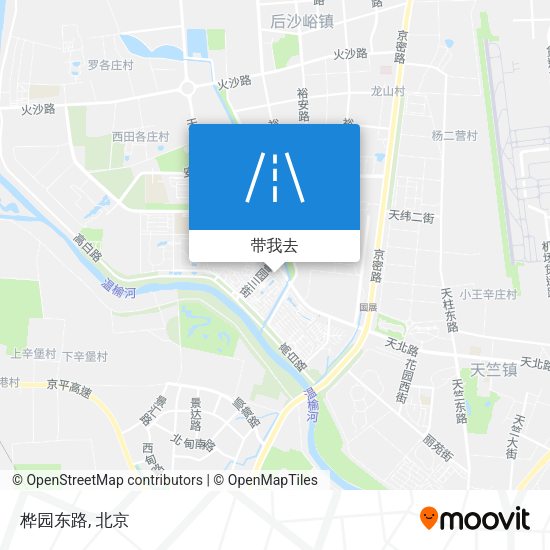桦园东路地图