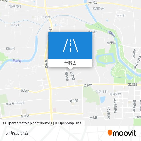 天宜街地图