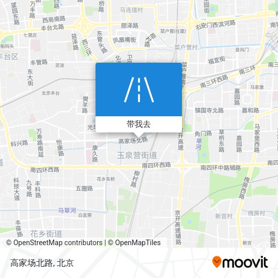 高家场北路地图