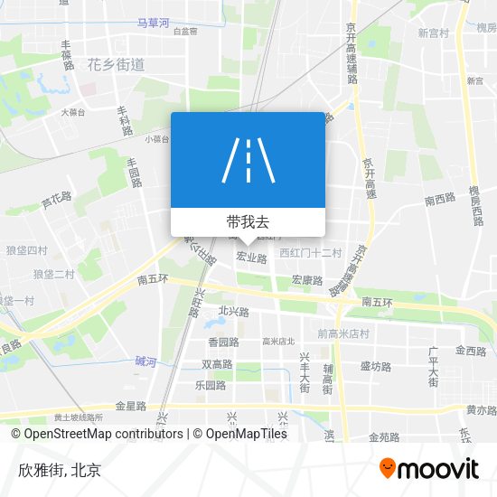 欣雅街地图